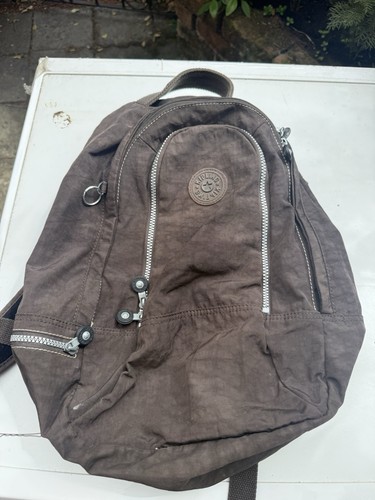 Kipling backpack brown - backpack,, good