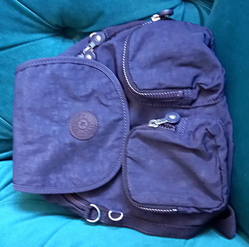Kipling blue soft daypack - blue,