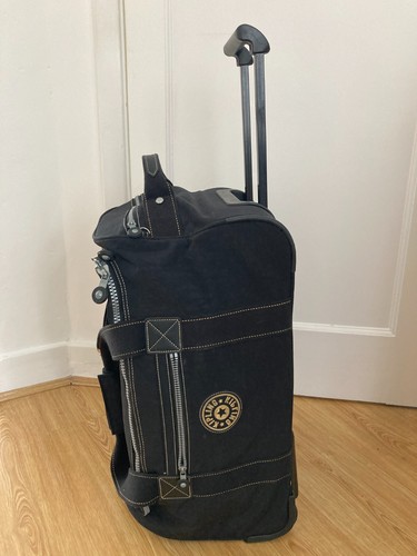 Kipling black duffel bag - black,